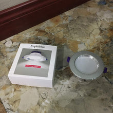 Cargar imagen en el visor de la galería, Enphiblue 1-Pack Low Profile Ultra-Thin Recessed Ceiling Light, Soft White, Dimmable Can-Killer Downlight - Enphiblue
