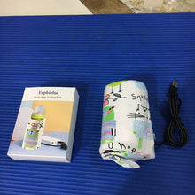 Carica l'immagine nel visualizzatore di Gallery, Enphiblue - Baby Bottle Warmer - USB Portable Travel Mug Milk Heater Bottle Heater Feeding Bottle Infant Storage Bag - Enphiblue