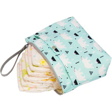 Carica l'immagine nel visualizzatore di Gallery, Enphiblue - Waterproof Washable Reusable Mini Diaper Wet Dry Cloth Diaper Bags Handbag - Enphiblue