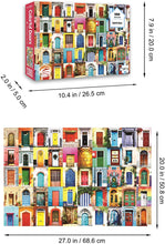 Cargar imagen en el visor de la galería, Colorful Doors 1000 Pieces Jigsaw Puzzle for Adults from [Enphiblue] - Enphiblue
