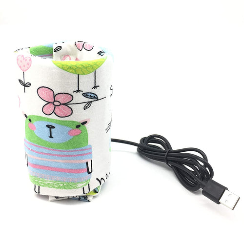 Enphiblue - Baby Bottle Warmer - USB Portable Travel Mug Milk Heater Bottle Heater Feeding Bottle Infant Storage Bag - Enphiblue
