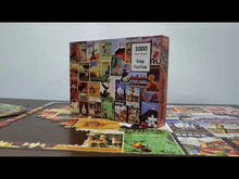 Cargar y reproducir el video en el visor de la galería, Colorful Doors 1000 Pieces Jigsaw Puzzle for Adults from [Enphiblue]
